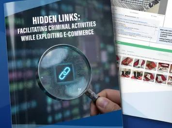 Hidden Links: Facilitating Criminal Activities While Exploiting E-Commerce