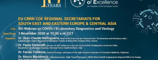 4th Webinar EU CBRN CoE (Covid-19)